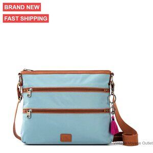 Lightweight Nylon Crossbody Bag with Multiple Pockets